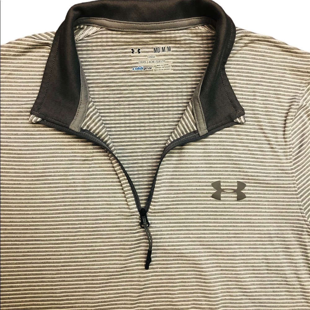 Men’s Under Armour Coldgear 1/4 Zip Pullover - Picture 3 of 9